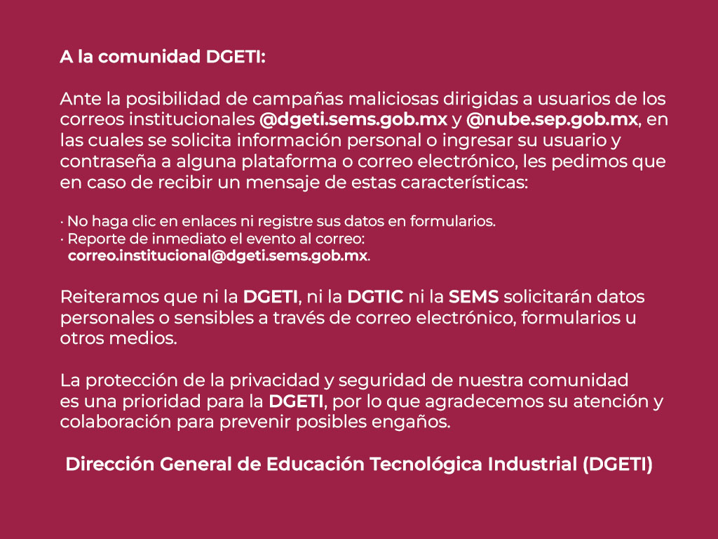 Cuidado con tu información personal