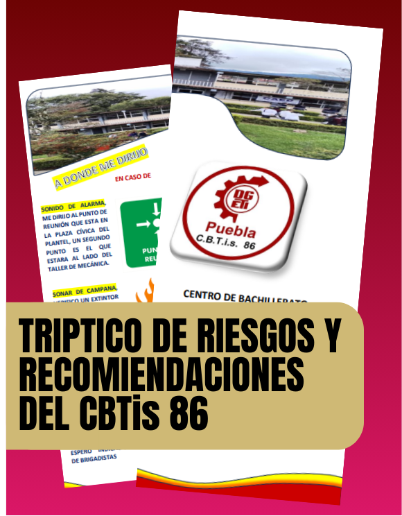 Triptico Recomendaciones Protección Civil